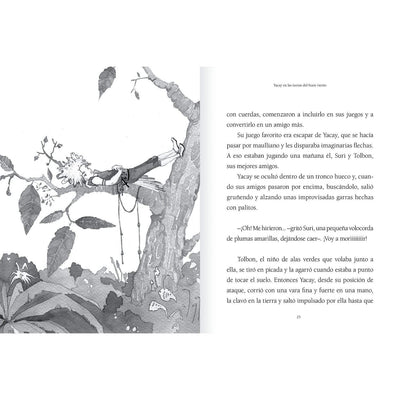 Interior libro "Yacay en las tierras del buen viento"